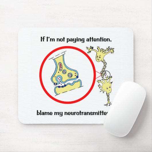 Anklage Neurotransmitters Mousepad (Mit Mouse)