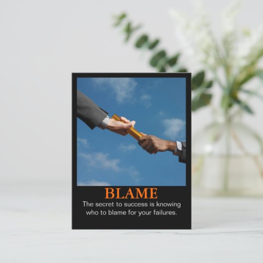 Anklage Postkarte (Stehend Vorderseite)