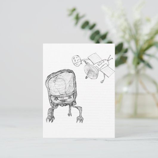 Anklage Postkarte (Stehend Vorderseite)