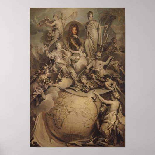 Anklage von Philippe II. Herzog von Orleans, 1718 Poster (Vorne)