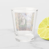 Anklagen des Heiligen Bernard Schnapsglas (Rückseite)