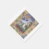 Anklagen des Heiligen Bernard Serviette (Ecke)