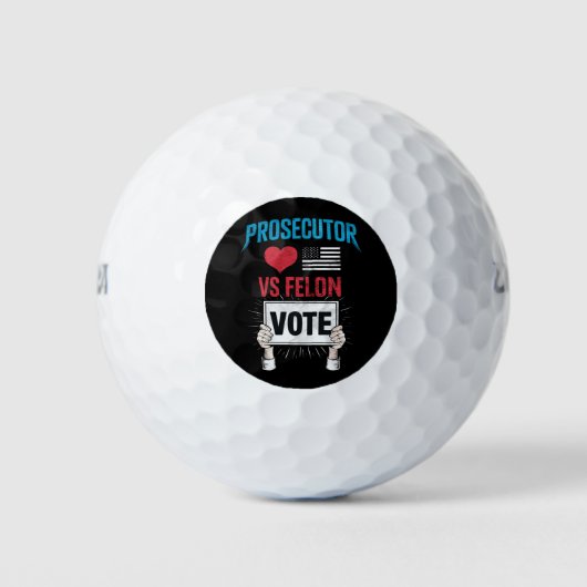 Ankläger gegen Felon Vote Golfball (Vorderseite)