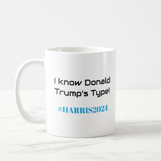 Ankläger gegen Verurteilung! Kamala Harris 2024 Sp Kaffeetasse (Links)