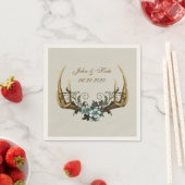 Ankläger und Rose, die Napkins hochzeitsehen Serviette (Beispiel)