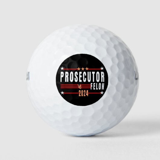 Ankläger Vs Felon 2024 Golfbälle (Vorderseite)