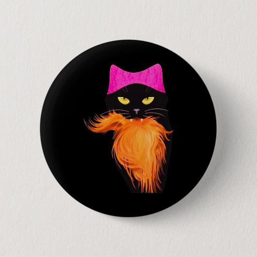 Anklägerin Cat Lady Against Orange Felon 2024 Hall Button (Vorderseite)