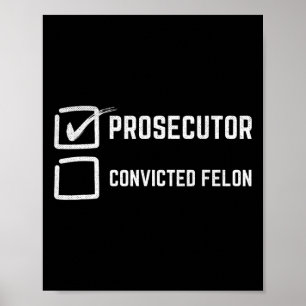 Anklägerin wegen Verurteilten Felon Kamala Harris  Poster
