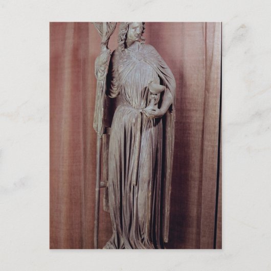 Anklägliche Figur einer Kirche, die ein Kerker häl Postkarte (Vorderseite)