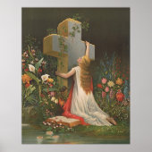 Anklammern an die Vintage Kreuzung Poster (Vorne)