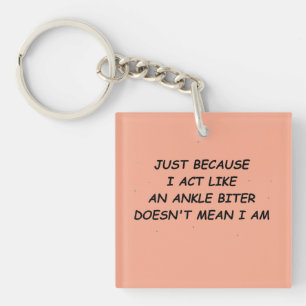 Ankle Biter T-Shirt Schlüsselanhänger