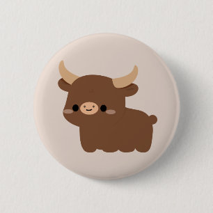 Ankole-Watusi-Kuh Button