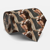 Ankole-Watusi Ochse mit enormen Hörnern Krawatte (Gerollt)