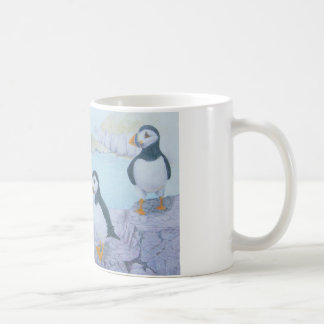 Ankommend! Puffins-ursprüngliche Kunst-Tasse Kaffeetasse
