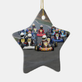 Ankömmlingskadett gehen, kart Rennen karting Keramikornament (Rechts)
