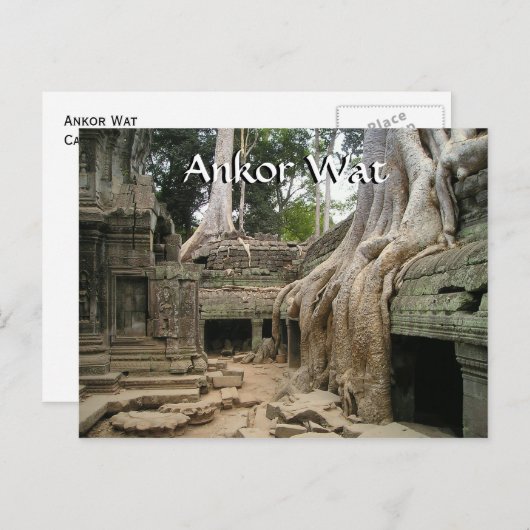 Ankor Wat Cambodia Postcard Postkarte (Vorne/Hinten)