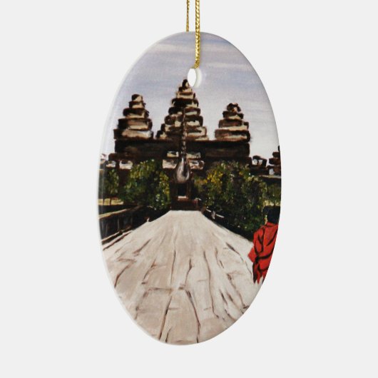 Ankor Wat Keramik Ornament (Rechts)