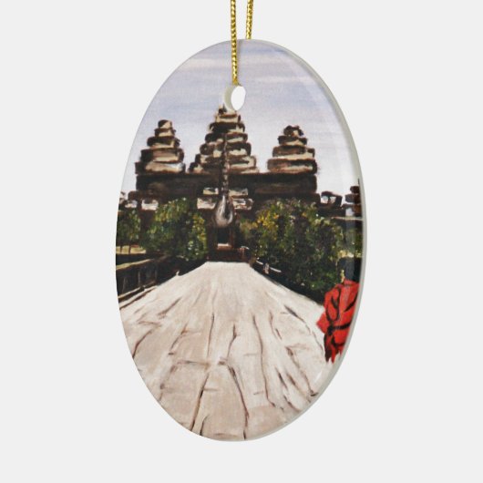 Ankor Wat Keramik Ornament (Links)