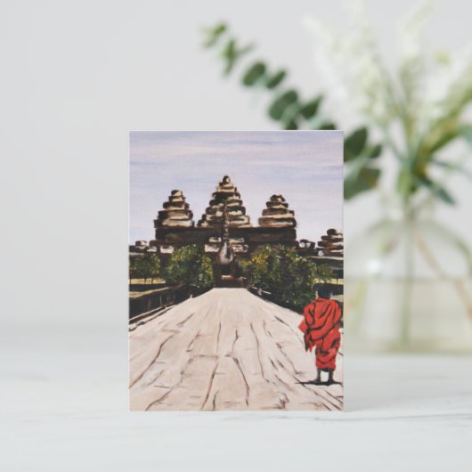 Ankor Wat Postkarte (Stehend Vorderseite)