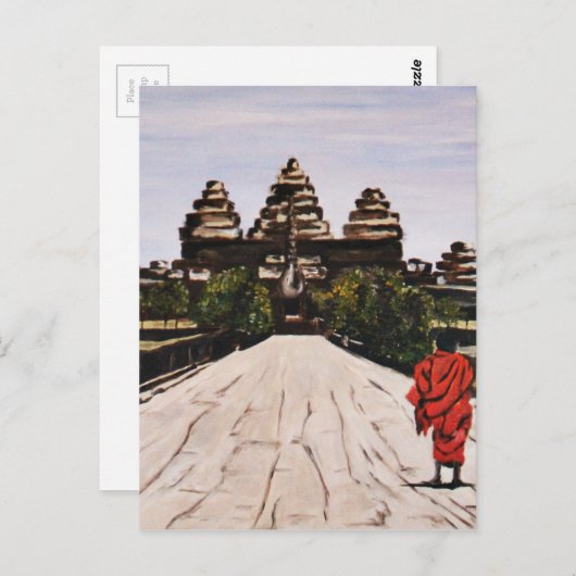 Ankor Wat Postkarte (Vorne/Hinten)