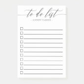 Ankreuzfeld "Elegant und sauber" zum Ausführen der Post-it Klebezettel (Vorderseite)