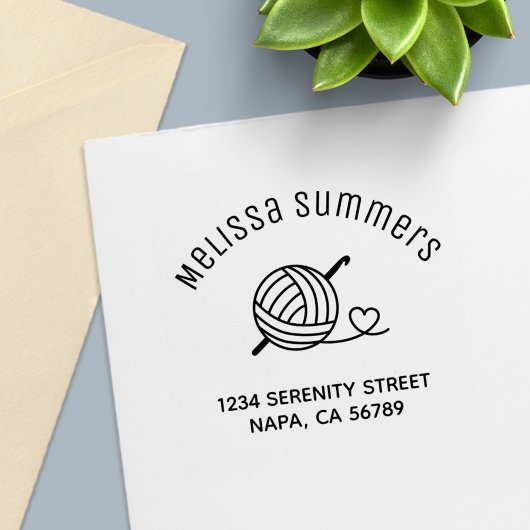 Ankreuzungsgarnanschrift Permastempel