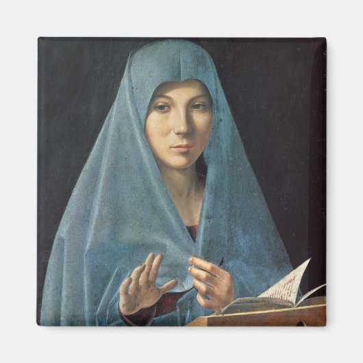 Ankündigung, 1474-75 (Öl auf Tafel) Magnet (Vorne)