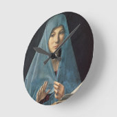 Ankündigung, 1474-75 (Öl auf Tafel) Runde Wanduhr (Winkel)