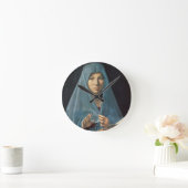 Ankündigung, 1474-75 (Öl auf Tafel) Runde Wanduhr (Zuhause)