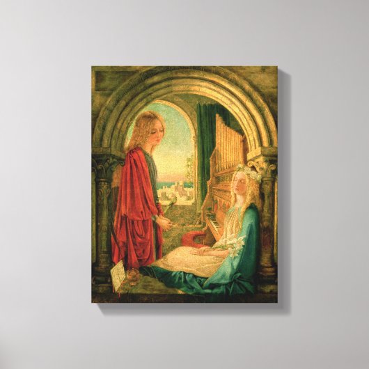 Ankündigung, 1859 leinwanddruck (Vorderseite)