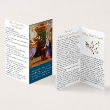 Ankündigung (1) - Gebetskarte