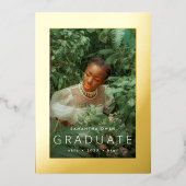 Ankündigung 2023 von Gold Foil-Pressed Frame Gradu (Vorderseite)