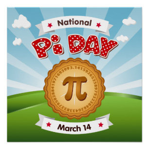 Ankündigung an alle Pi-Day-Poster Poster