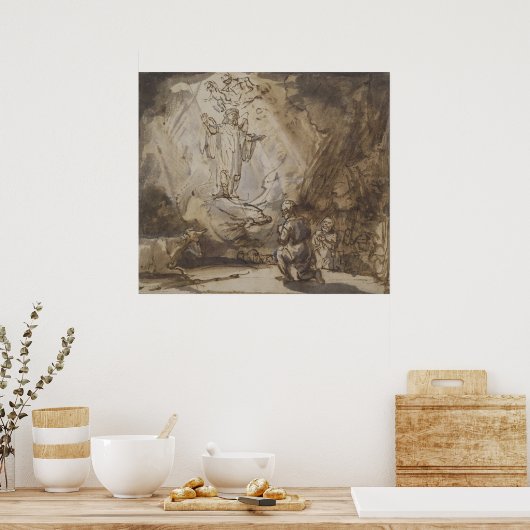 Ankündigung an die Hirten Poster (Küche)