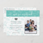 Ankündigung Änderung der Adresse im Foto bewegen (Vorne/Hinten)