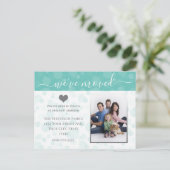 Ankündigung Änderung der Adresse im Foto bewegen (Stehend Vorderseite)