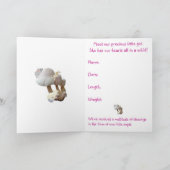 Ankündigung Baby Girl Mushroom Spielplatz (Innenseite)