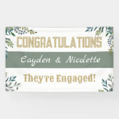 Ankündigung! Banner für benutzerdefinierte Verlobu (Horizontal)