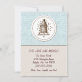 Ankündigung | Bienenstock | Blau (Vorderseite)