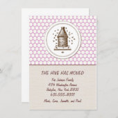 Ankündigung | Bienenstock | Lila (Vorne/Hinten)