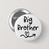Ankündigung Big Brother | Matching Sibling Family Button (Vorne & Hinten)