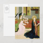 Ankündigung, c.1470-80 postkarte (Vorne/Hinten)