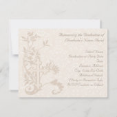 Ankündigung christlicher religiöser Abschluss, Cre (Rückseite)