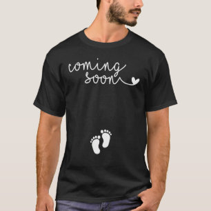 Ankündigung, dass die schwangere Mama bald kommen  T-Shirt