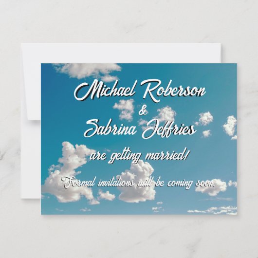 Ankündigung Datum freihalten (Rückseite)