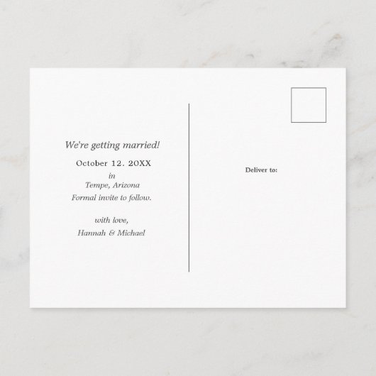 Ankündigung Datum freihalten (Rückseite)