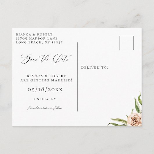 Ankündigung Datum freihalten (Rückseite)