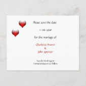 Ankündigung Datum freihalten (Rückseite)