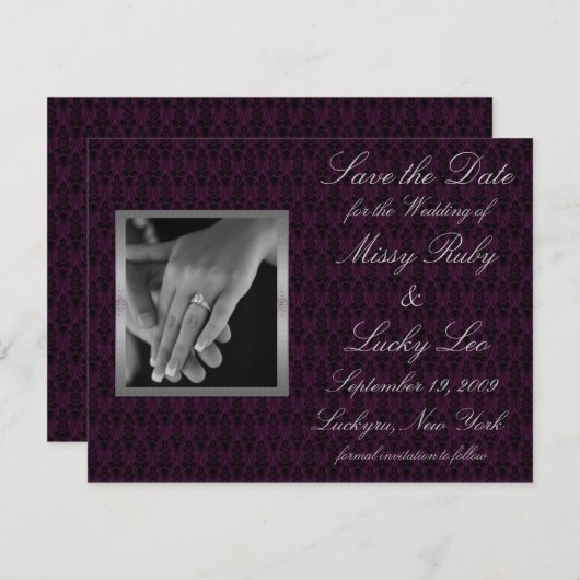 Ankündigung Datum freihalten (Vorne/Hinten)