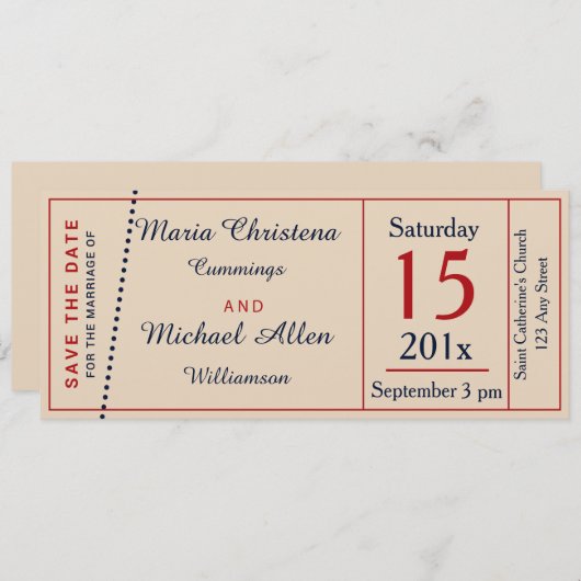 Ankündigung Datum freihalten (Vorne/Hinten)